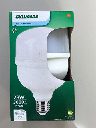 5 ADET SYLVANIA ToLEDo Hilux 28W=3000 LÜMEN  6500K BEYAZ LED LAMBA 20,000 SAAT