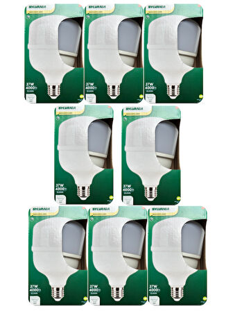 (8 Adet) Sylvania 37W 3000K (Sarı Işık) E27 Duylu (Kalın Duy) Torch Led Ampul