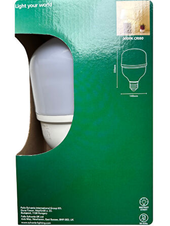 (8 Adet) Sylvania 45W 3000K (Sarı Işık) E27 Duylu (Kalın Duy) Torch Led Ampul 