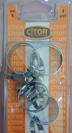 ÇİTOR HORTUM KELEPÇESİ 4 LÜ CTR-045 18-25 mm