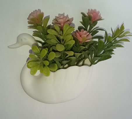 MAGNET KUĞULU ÇİÇEK - BEYAZ ( 1 ADET FİYATIDIR )