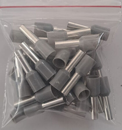 2,5 mm KABLO YÜZÜĞÜ İZOLELİ (40ADET) GRİ