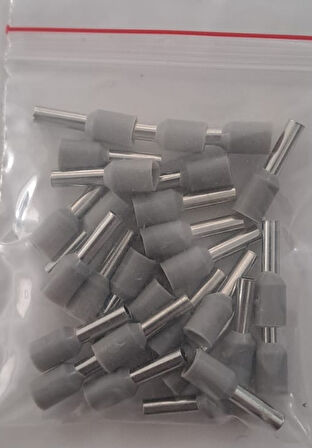 2 mm KABLO YÜZÜĞÜ İZOLELİ (28ADET) GRİ