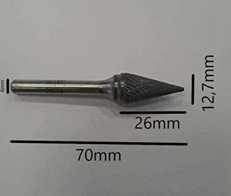 OSAWA SM5MA KARBÜR DÖNER FREZE UCU (MADE IN ITALY )