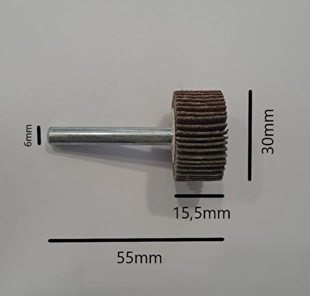 MATKAP UCU YAPRAK ZIMPARA 60 KUM 30 mm ( MADE IN GERMANY )