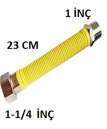 DOĞALGAZ SAYAÇ BAĞLANTI FLEXİ & KUTU FLEXİ & 1-1/4 ( 23 cm ) 1-1/4*1 23 cm