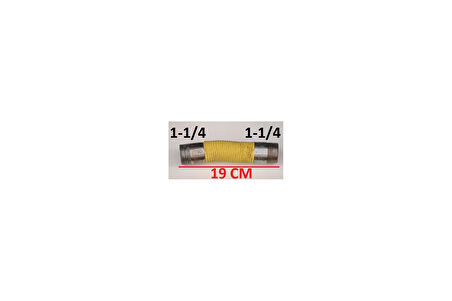 DOĞALGAZ BRÜLÖR BAĞLANTI FLEXİ & 1-1/4 & 1-1/4  ( 19 cm )