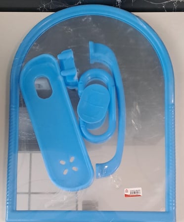VİP PLASTİK AYNA SETİ 5 PARÇA BÜYÜK ( 40 cm x 53,5 cm )