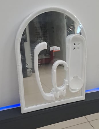 VİP PLASTİK AYNA SETİ 5 PARÇA BÜYÜK ( 40 cm x 53,5 cm )