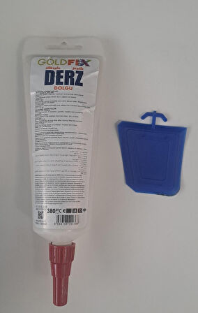 GOLDFİX DERZMATİK GAGA UÇLU BEYAZ 380 GR - HAZIR SİLİKONLU DERZ DOLGU
