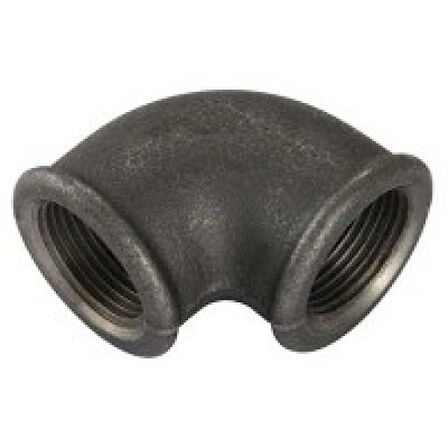 FİTİNGS - DİRSEK SİYAH 1/2"