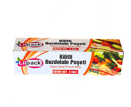 LEVA KİLİTLİ BUZDOLABI POŞETİ BÜYÜK 23x31cm