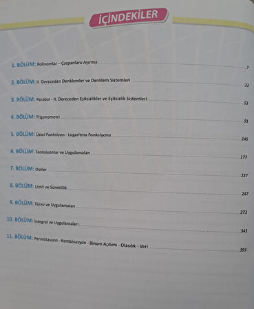 AYDIN YAYINLARI AYT MATEMATİK SORU BANKASI