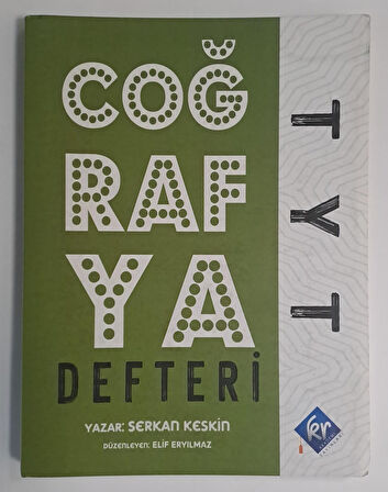 KR AKADEMİ YAYINLARI TYT COĞRAFYA DEFTERİ