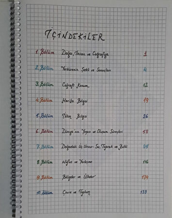 KR AKADEMİ YAYINLARI TYT COĞRAFYA DEFTERİ