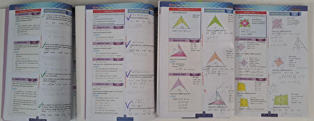 GÜR YAYINLARI ÖĞRETEN MATEMATİK VE GEOMETRİ FASİKÜLLERİ ( 2.EL )