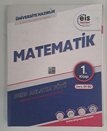 EİS YAYINLARI 9.SINIF MATEMATİK DERS ANLATIM FÖYÜ 1.KİTAP ( 2.EL )