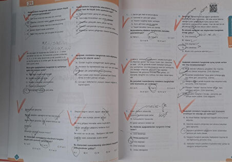 TEST OKUL PLUS YAYINLARI TYT TÜRKÇE TURLAMA TEKNİĞİYLE SORU KİTABI ( 2.EL )