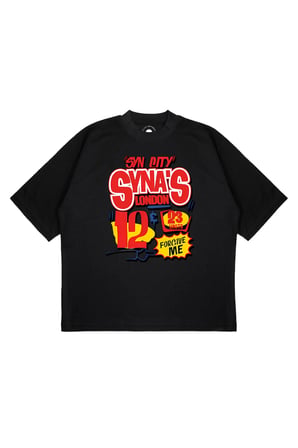Unisex Oversize SYNA WORLD LONDON Baskılı Boxy Fit Kalın Kumaşlı (240gsm) T-shirt