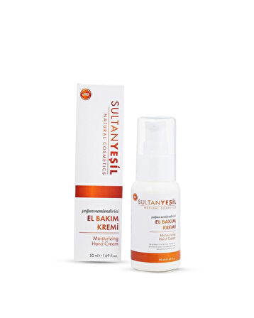 Sultan Yeşil Natural Cosmetics EL BAKIM KREMİ (Yoğun Nemlendirme)