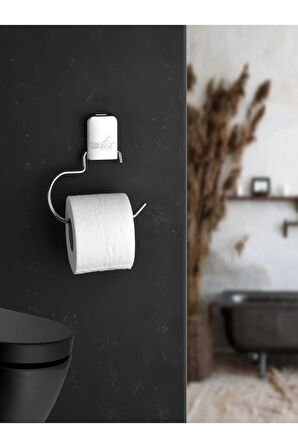 Metalik Yapışkanlı Wc Kağıtlık