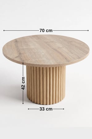 Soyasis Petra Bohem Orta Sehpa 70 cm - Safir Meşe