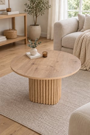 Soyasis Cora Bohem Orta Sehpa 70 cm - Safir Meşe