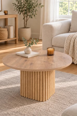 Soyasis Cora Bohem Orta Sehpa 70 cm - Safir Meşe