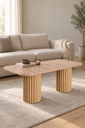 Soyasis Siena Modern Orta Sehpa 109 x 49 x 42 cm - Safir Meşe