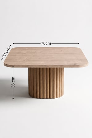 Verna Çıtalı & Bohem Kare Orta Sehpa (70 cm)