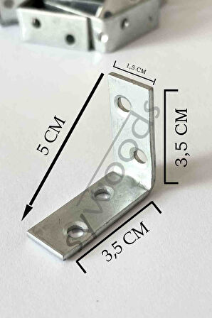 Köşe gönye L Köşebent Bağlantısı 15x15 10 adet
