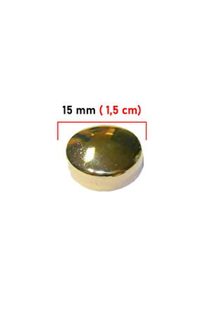 Vida kapağı 15 mm sarı 10 adet vida kapama kapatıcı tıpa