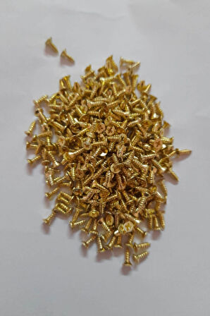 6,5 mm Mini Hobi Vidası Sarı 1000 Adet