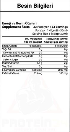 Hardline Nutrition Thermo Karpuzlu Toz 1000 ml