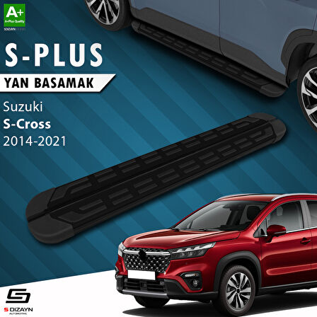 S-Dizayn Suzuki SX4 2 S-Cross S-Plus Siyah Yan Basamak 173 Cm 2014-2021 A+ Kalite