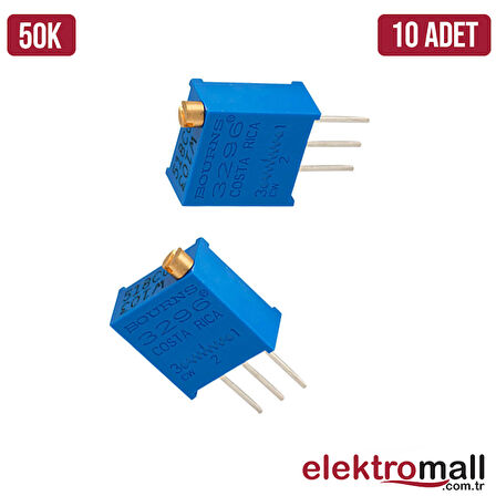 50K 3296W Trimpot 10 Adet