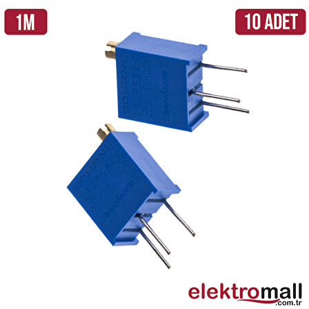 1M 3296Y Trimpot 10 Adet