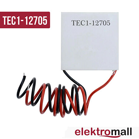 TEC1-12705 Termoelektrik soğutucu - Peltier soğutucu