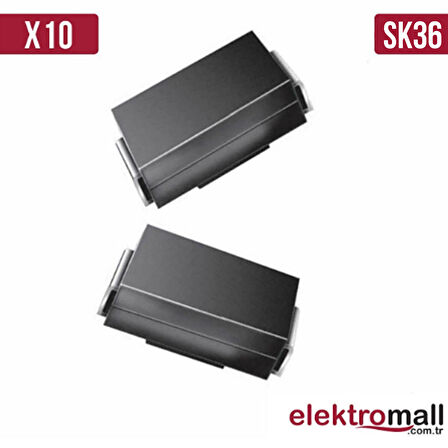 SK36 Diyot 3A 60V DO-214AC - 10 Adet