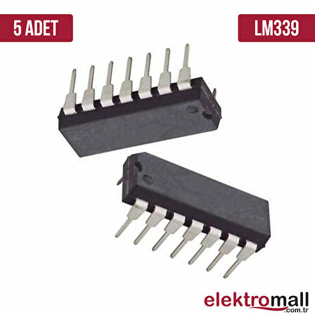 LM339 DIP-14 ENTEGRE - 5 ADET