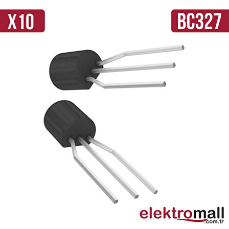 BC327 TO-92 Transistör PNP 45V 500mA - 10 Adet