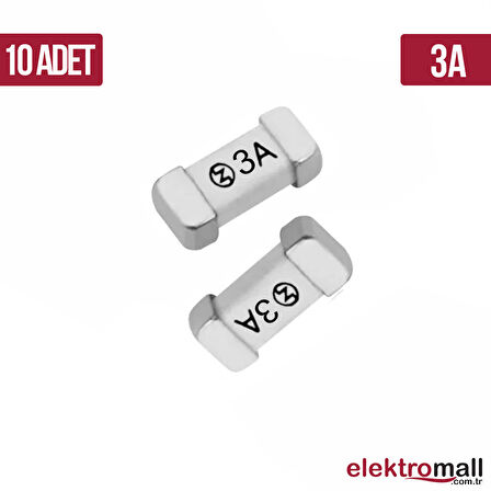 2410 SMD Sigorta 3A 250V - 10 Adet