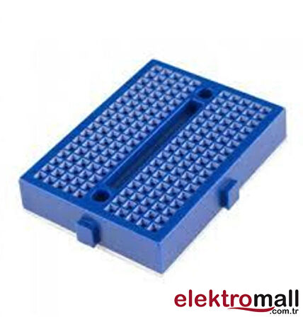 Syb-170 Mini Yapışkanlı 170 Pin Breadboard - Mavi
