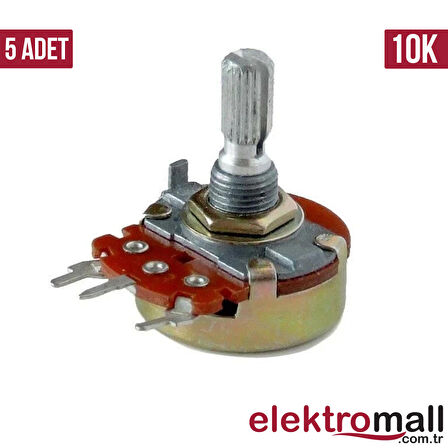 10K POTANSİYOMETRE - 5 ADET
