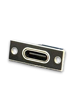 USB 3.1 Type-C Panel Montaj Dişi Soket 4 Pin Smd Lehimlenebilir Padler Konnektör Telefon Şarj Board