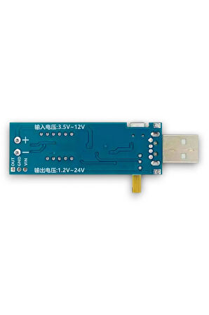 DC-DC 5V - 3.5V / 12V USB Step UP - Down Göstergeli Power Modül - Regülatör Modülü