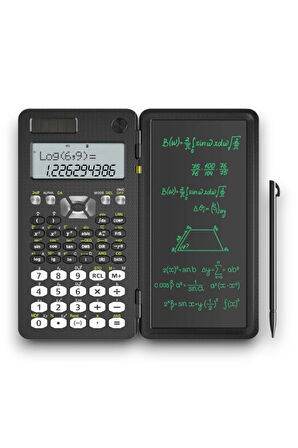 NY-991MS Yazma Tabletli Bilimsel Hesap Makinesi - Güneş Enerjili ve Pilli - 349 Fonksiyonlu