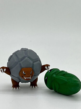 Pokemon Oyuncak, Golem 5cm ( hediyeli ) Boyasız Renkli Baskı