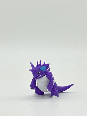 Pokemon Oyuncak, Nidoking 5cm ( hediyeli ) Boyasız Renkli Baskı