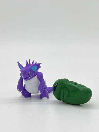 Pokemon Oyuncak, Nidoking 5cm ( hediyeli ) Boyasız Renkli Baskı